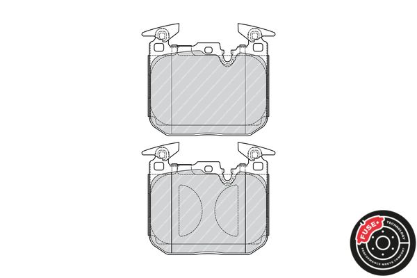 Ferodo Fdb4662 Brake Pad Set Premier Eco Friction, Prepared For Wear Indicator, Without Accessories