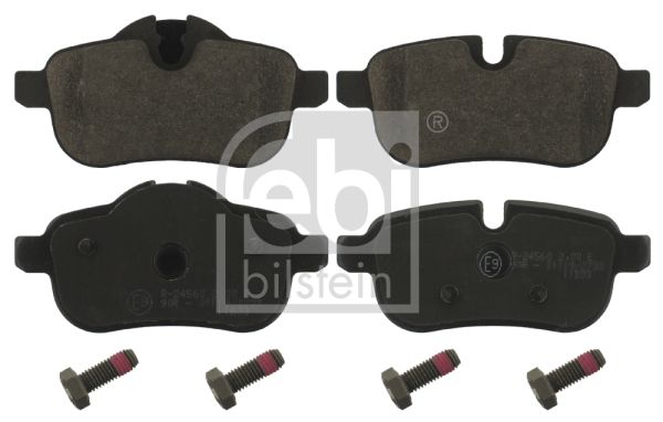 Febi Bilstein 16785 Brake Pad Set For Bmw Z4 Rear Axle, Prepared For Wear Indicator, With Bolts/Screws