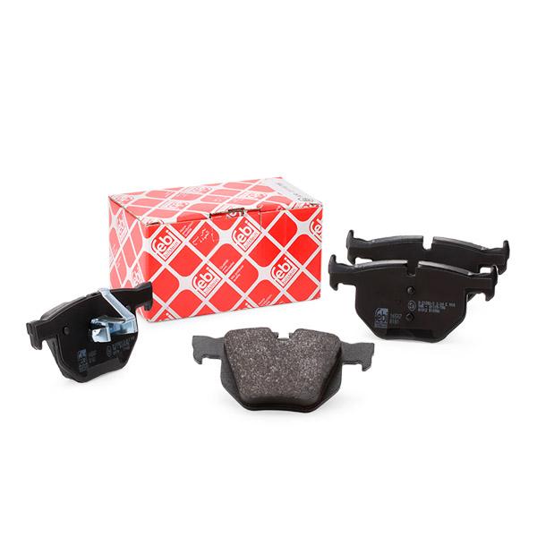 Febi Bilstein 16587 Brake Pad Set Rear Axle, Prepared For Wear Indicator