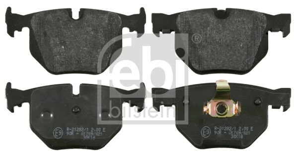 Febi Bilstein 16434 Rear Brake Pad Set for BMW 7 Series (E65 E66 E67) 2001-2008 - Rear Axle - Wear Sensor Ready - Fits 730d 730i 730Ld 735i - OE Quality