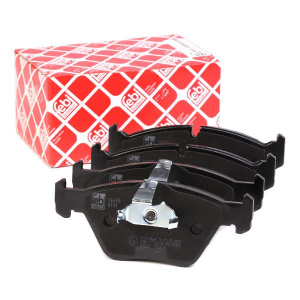Febi Bilstein 16349 Brake Pad Set For Bmw 5 Series Front Axle, Prepared For Wear Indicator