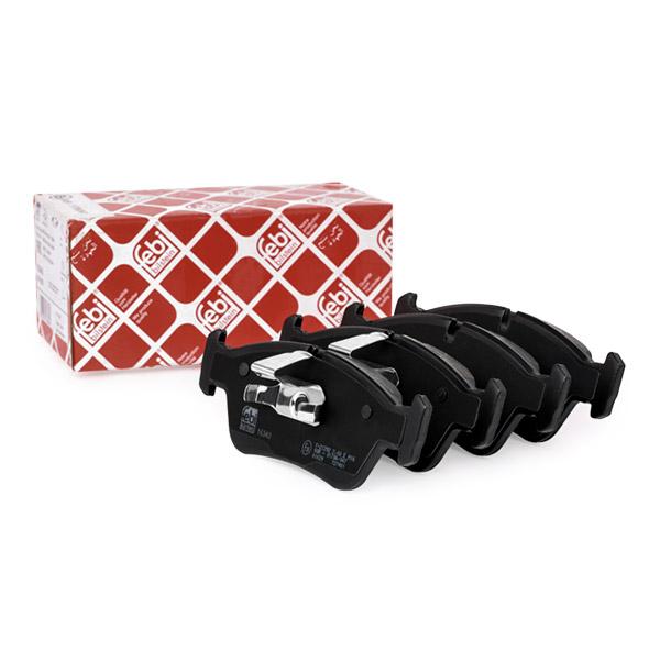 Febi Bilstein 16343 Front Brake Pad Set for BMW E36 E46 Z3 Z4 Front Axle, Prepared for Wear Sensor, OE-Quality Replacement