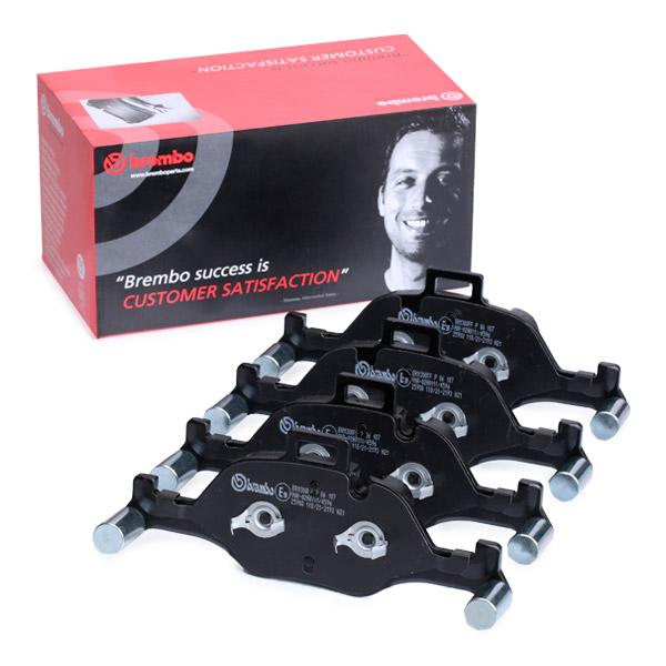 Brembo P 06 107 Brake Pad Set Prepared For Wear Indicator, With Counterweights