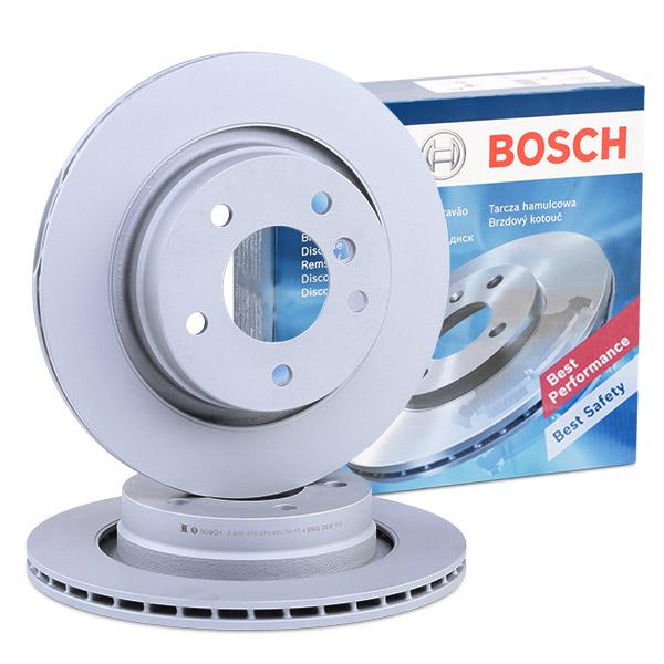 BOSCH 0 986 478 570 Brake Disc/Rotor for BMW 3 Series – Internally Vented, High-Carbon, Coated, 294mm x 19mm, 5-Hole, OE Quality, Includes Bolts/Screws (0986478570)