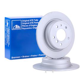 ATE 24.0119-0107.1 Brake Disc for BMW 3 Series Vented, Coated, High-carbon, with bolts/screws