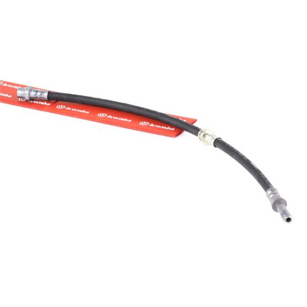 Brembo T 06 020 Hydraulic Brake Hose for BMW 3 Series, 502mm Length, F10X1 Thread, OE Quality Replacement Brake Line