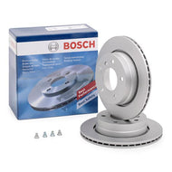 BOSCH 0 986 478 642 Brake Disc (Rotor) for BMW 3 Series, 276mm, Vented, High Carbon, Coated, 5-Hole - Includes Bolts/Screws - OE Quality (0986478642)