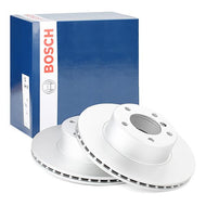 BOSCH 0 986 478 848 Brake Disc for BMW 5 Series (Front/Rear - Check Fitment) - 296mm Vented, Coated, High Carbon, 22mm 5-Stud - OE Quality Rotor 0986478848