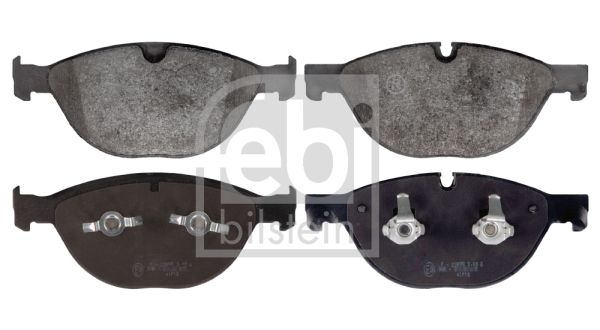 Febi Bilstein 116092 Front Brake Pad Set Disc Pads - BMW 5/6/7 Series E60 E61 E63 E64 E65 E66, M5 M6 - Jaguar F-Type, XF X250, XJ X351, XK X150 - Front Axle OEM Replacement