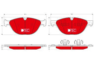 TRW DTEC COTEC Brake Pad Set GDB1728DTE - Wear Sensor Ready - For BMW X5/X6/X6 M (E70 E71 E72 F15) xDrive - Premium Performance Replacement Pads