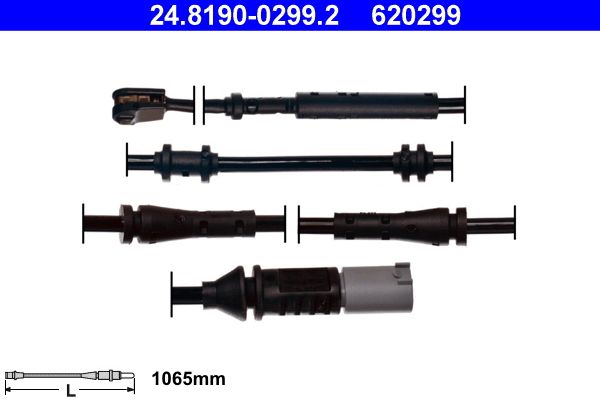 ATE 24.8190-0299.2 Brake pad wear sensor for BMW 7 (F01, F02, F03, F04)