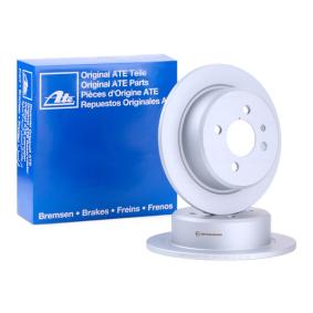 ATE 24.0122-0159.1 Brake Disc for BMW 5 Series Vented, Coated, High-carbon, with bolts/screws