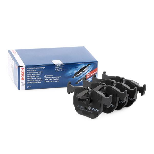 Bosch 0986494006 Brake Pad Set With Anti-Squeak Plate, With Mounting Manual, With Piston Clip