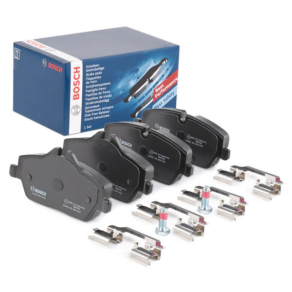 Bosch 0986494588 Brake Pad Set With Anti-Squeak Plate, With Bolts/Screws, With Accessories, With Spring