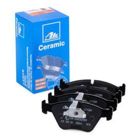 ATE Ceramic Brake Pad Set 13.0470-7089.2 for BMW 5 Series – Low Dust, Quiet, OE Fit – Wear Sensor Not Included (Prepared for Wear Indicator)