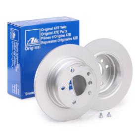 ATE 24.0122-0209.1 Brake Disc for BMW 3 Series Vented, Coated, High-carbon, with bolts/screws