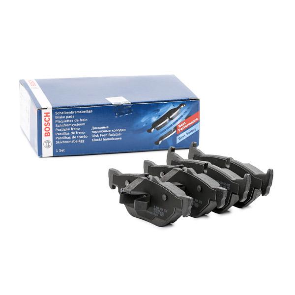 Bosch 0986494272 Brake Pad Set With Anti-Squeak Plate, With Piston Clip
