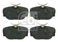 Febi Bilstein 16197 Front Disc Brake Pad Set for BMW 3 Series E30 (316 318i 320i 323i 324d 324td 325e 325i) - Front Axle, Wear Sensor Ready