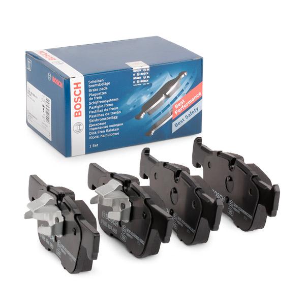 Bosch 0986494689 Brake Pad Set for BMW 1/3/4 Series F20 F21 F30 F31 F32 F33 F34 F36 (incl. xDrive) - Anti-Squeak Plates & Piston Clip - OE Replacement | 0 986 494 689, BP1684