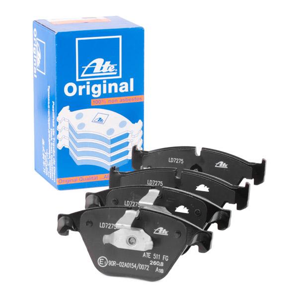 ATE Ceramic 13.0470-7275.2 Brake pad set for BMW 5 Series excl. wear warning contact, prepared for wear indicator