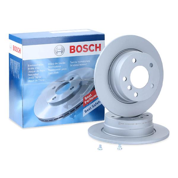 BOSCH 0 986 479 217 Brake Disc for BMW 1 Series – Solid High‑Carbon, Coated, 279.8mm x 10mm, 5‑Hole – Includes Bolts/Screws – OE Quality Rotor (0986479217)