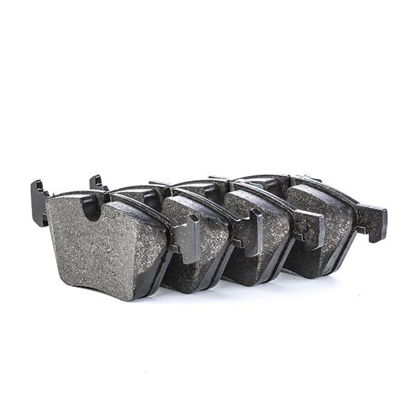 Bosch 0986494117 (0 986 494 117) Brake Pad Set for BMW 1 Series E81 E82 E87 E88 & 3 Series E90 E91 E92 E93 - ATE Calipers, Low-Metallic, Anti-Squeal Shim + Piston Clip