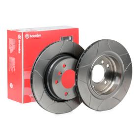 BREMBO MAX LINE 09.7702.75 Brake Disc for BMW 3 Series Internally Vented, Slotted, Coated, High-carbon, with bolts/screws