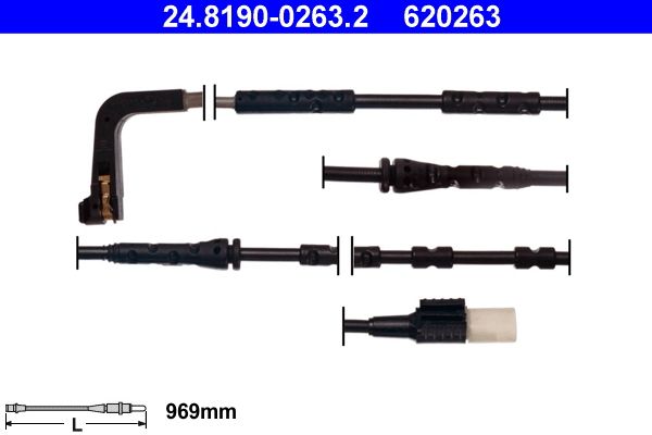 ATE 24.8190-0263.2 Brake pad wear sensor for BMW Z4 Roadster (E89)