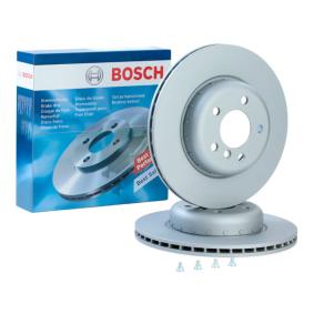 BOSCH 0 986 479 E07 Brake Disc for BMW 5 Series Two-piece brake disc, Vented, Coated, High-carbon, with bolts/screws