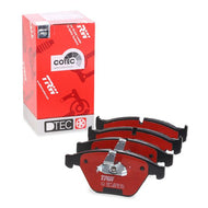 TRW DTEC COTEC GDB1498DTE Brake Pad Axle Set - Wear Indicator Ready - BMW 3 Series E90/E91/E92/E93, 5 Series E60/E61, 6 Series E63/E64, 7 Series E65/E66, M3 E90/E92/E93, 1M E82, Z4 E89, X1 E84