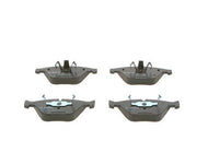 Bosch 0 986 495 082 (0986495082) Brake Pad Set for BMW E90 E92 E60 E61 E63 E64 E65 E66 E82 E89 M3 1M | BP1510 | Low-Metallic | With Anti-Squeak Plate, Piston Clip & Fitting Guide