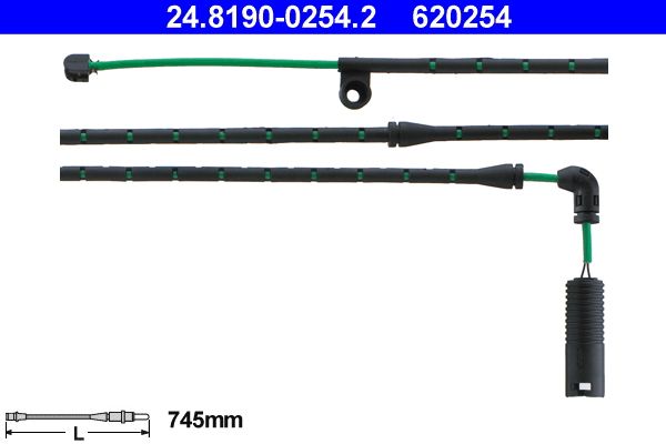ATE 24.8190-0254.2 Brake pad wear sensor for BMW X3 (E83)