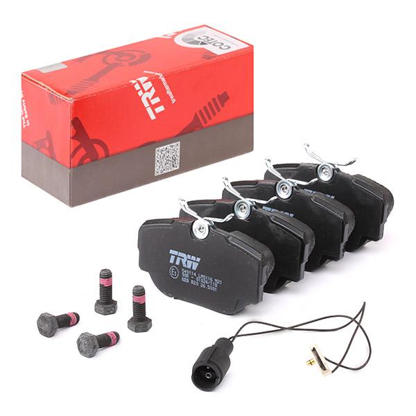 TRW COTEC GDB820 OE-Quality Brake Pad Set for BMW E30 (316 316i 318i 320i 323i 324d 324td 325e 325i) & BMW Z1 – Includes Wear Sensor, Caliper Screws & Accessories