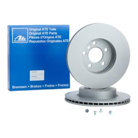 ATE 24.0125-0160.1 Brake Disc for BMW X3 (E83) Vented, Coated, High-carbon, with bolts/screws