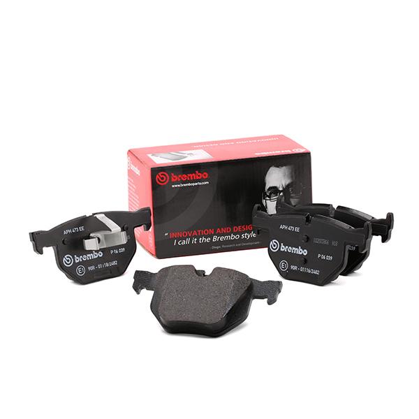 Brembo P 06 039X Brake Pad Set Prepared For Wear Indicator