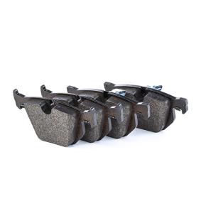 Bosch 0986424766 Brake Pad Set With Anti-Squeak Plate, With Piston Clip