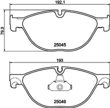 Load image into Gallery viewer, Hella 8DB 355 014-621 Brake Pad Set For Bmw Z4 Roadster (E89) Prepared For Wear Indicator, With Brake Caliper Screws
