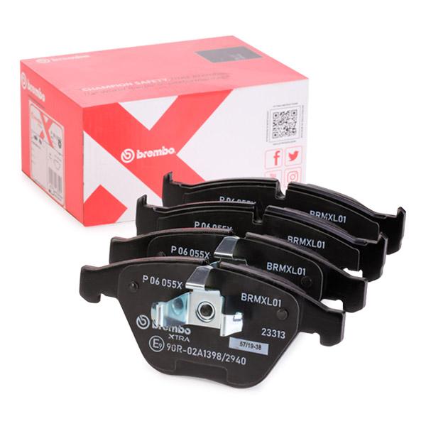 Brembo P 06 055X Brake Pad Set Prepared For Wear Indicator