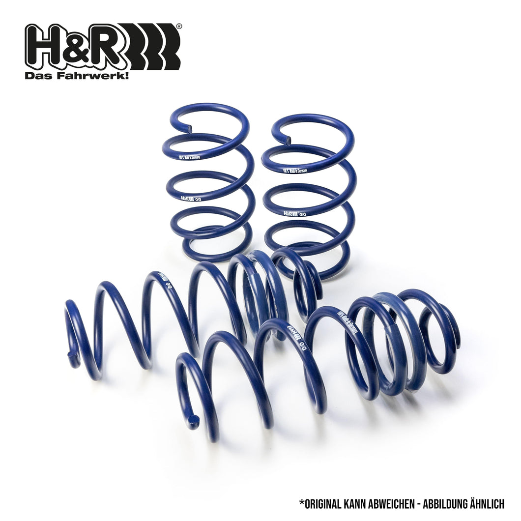 H&R 29579-1 Lowering Springs Suspension Kit for BMW 5 Series – 30mm Front / 10mm Rear Drop, TÜV Approved Performance Coil Springs
