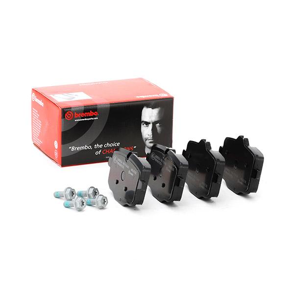 Brembo P 06 061 Brake Pad Set Prepared For Wear Indicator, With Brake Caliper Screws