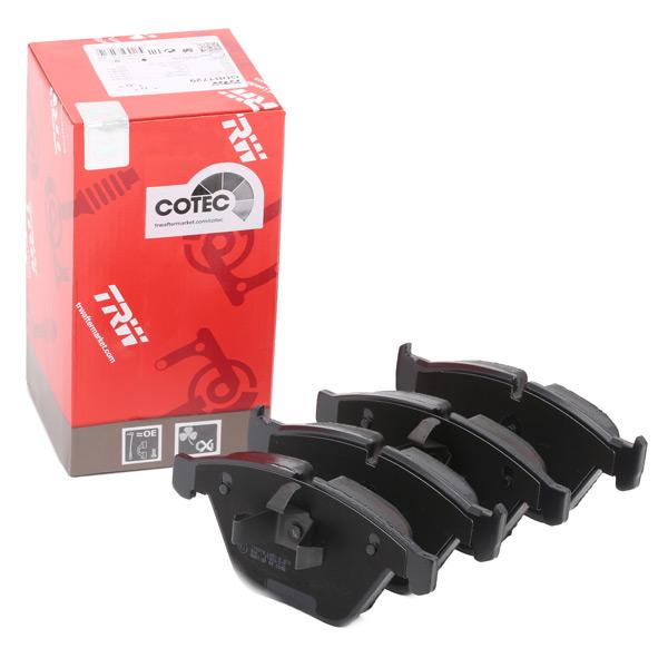 TRW Cotec Gdb1729 Brake Pad Set Prepared For Wear Indicator