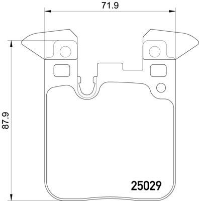 Brembo P 06 095 Brake Pad Set for BMW M2/M2 Competition/M2 CS, M3, M4 (F80 F82 F83 F87) – Teves Callipers – Wear Sensor Ready, Anti-Squeak Plate, Counterweights | P-06-095 P06095