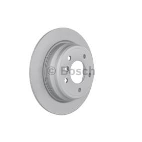 BOSCH 0 986 478 425 Brake Disc for BMW 5 Series E39 Saloon – 297.7 x 9.9 mm Solid High‑Carbon Coated Rotor, 5‑Hole, Includes Mounting Bolts/Screws (0986478425)