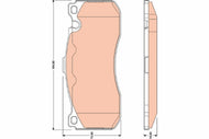 TRW GDB1802 (GDB 1802) Brake Pad Set for BMW 1 Series & 3 Series (E81 E82 E87 E88 E90 E91 E92 E93) – Wear Indicator Sensor Ready, OEM-Quality Replacement Pads
