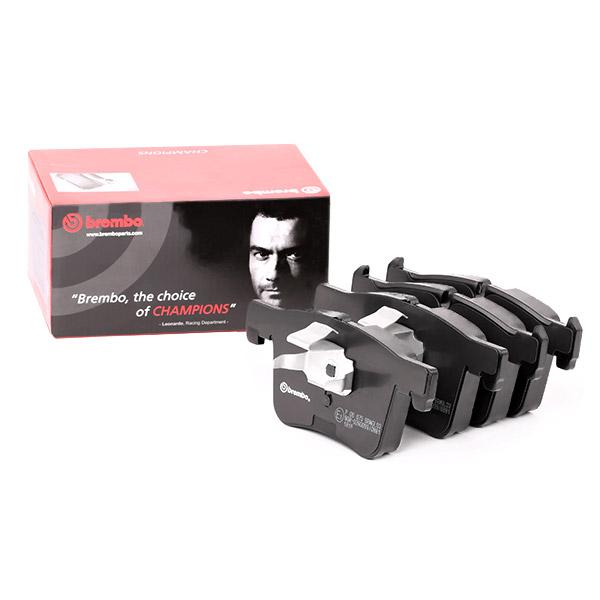 Brembo P 06 075 Brake Pad Set (P06075) for BMW 1/2/3/4 Series F20 F22 F30 F32, X3 F25, X4 F26 | Bosch Calipers | Prepared for Wear Indicator | OEM Replacement BMW Brake Pads