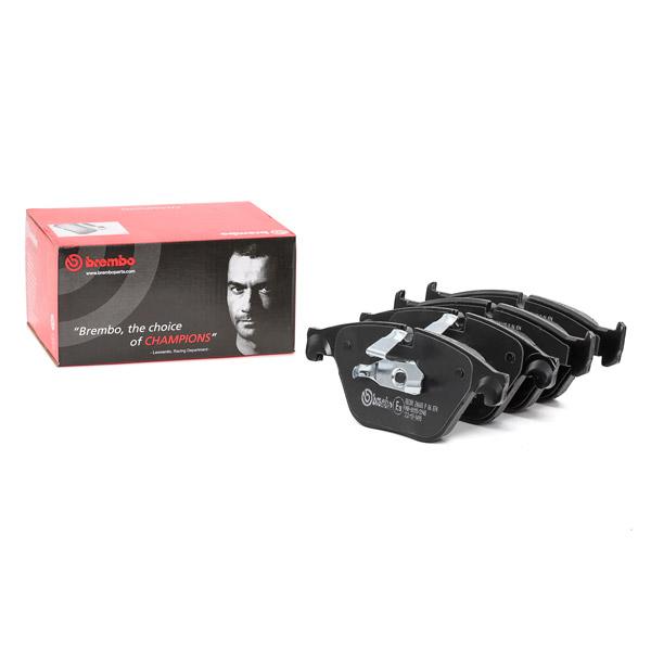 Brembo P 06 074 Brake Pad Set for BMW 5/6/7 Series F10 F11 F07 F06 F12 F13 F01 F02 – Teves Calipers – Prepared for Wear Indicator (P-06-074 / P06074)