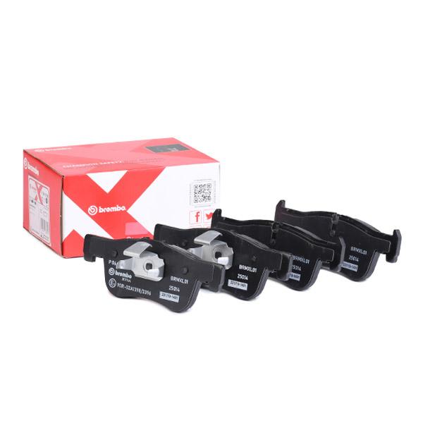 Brembo P 06 078X Disc Brake Pad Set for BMW 1 Series F20 F21 & 2 Series F22 F23 - Wear Indicator Ready, Anti-Squeak Plate & Piston Clip - Teves Callipers