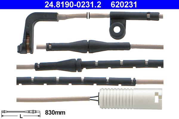 ATE 24.8190-0231.2 Brake pad wear sensor for BMW 7 (E65, E66, E67)