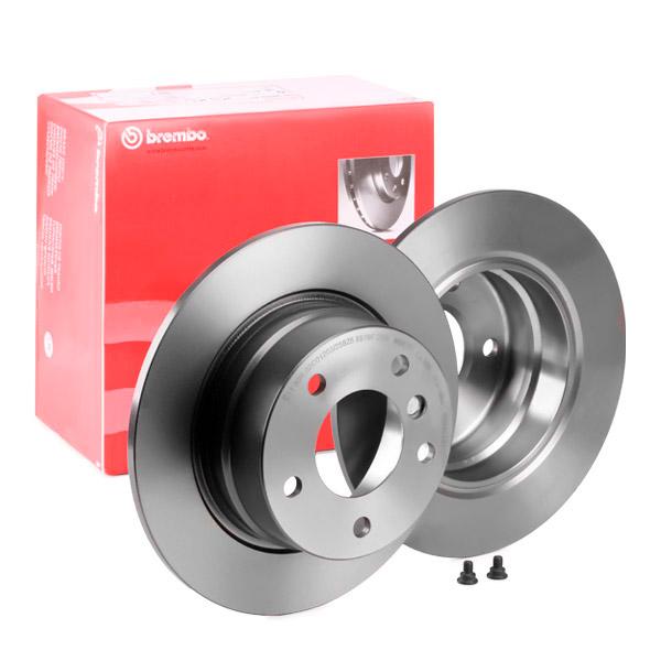 BREMBO COATED DISC LINE 08.9859.81 Brake Disc for BMW Z4 Roadster (E85) Solid, Coated, High-carbon, with bolts/screws