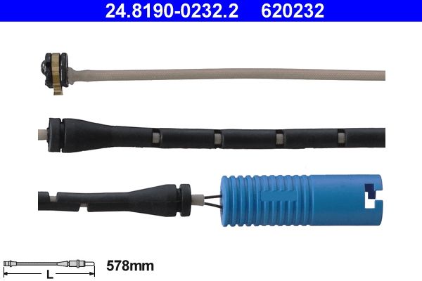 ATE 24.8190-0232.2 Brake pad wear sensor for BMW 7 (E38)
